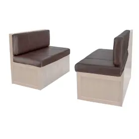 Recpro 193652007272 Rv Dinette Booth Cushions With Memory Foam Camper Trailer Bed Mahogany