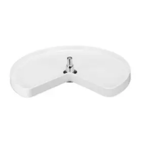 6421-32-52 Rev A Shelf 090713013534 Rev-a-shelf Classic 1 32 Kidney Shaped Lazy Susan - White