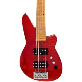 Reverend 197881395810 Mercalli 5 Fm 5-string Electric Bass Wine Red Rf