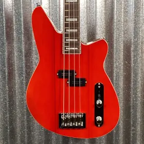 64158 Reverend 810149560637 Sentinel Short Scale 4 String Bass Single Pickup Trans Cherry #64158