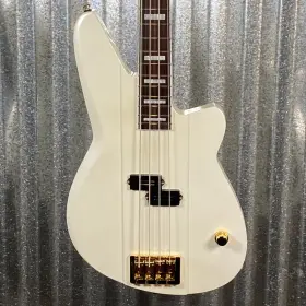 68279 Reverend 810149561658 Meshell Ndegeocello Fellowship Pearl White 4 String Bass #68279