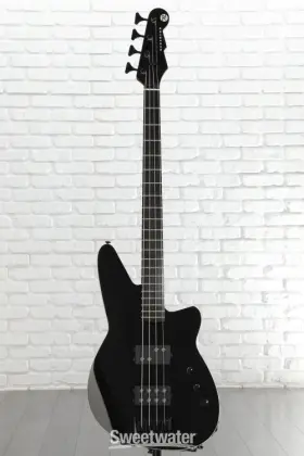 Mrc4-g-mdbk-re-tbsb-x-bht Reverend Mercalli 4 Blackout Electric Bass Guitar - Midnight Black