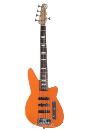 Tri5-bkor-rw-g-x-ht Reverend Triad 5-string Electric Bass Guitar - Baked Orange Rosewood