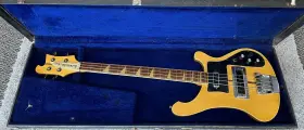 4001mapleglo Rickenbacker 1970s 4001 4-string Electric Bass Guitar With Case In Mapleglo