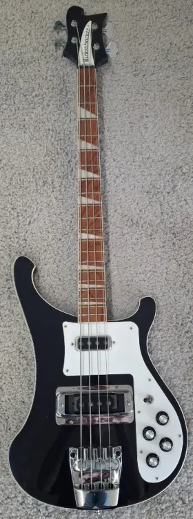 4003jetglo Rickenbacker 2015 4003 4-string Electric Stereo Bass Guitar In Jetglo With Case