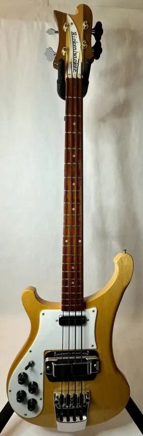 Yo3820 Rickenbacker Vintage 1985 4001 Mapleglo Bass Guitar Left-handed With Rick Hsc