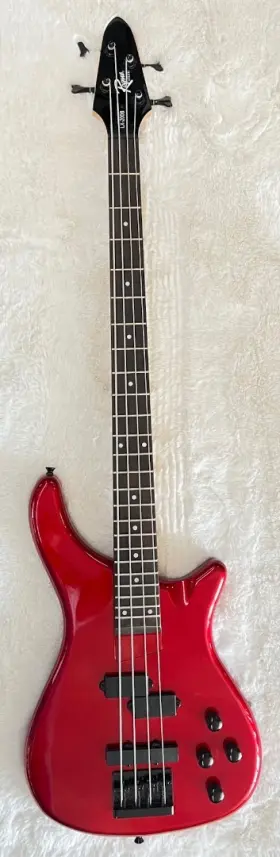 Lx-200 Rogue Bass Guitar Candy Apple Red - Great Shape In The Box