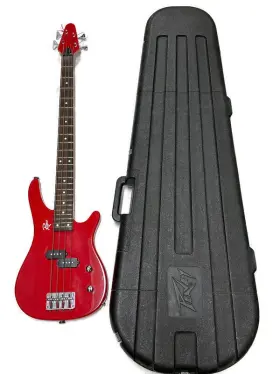 Sx100b-rd Rogue Red Metallic Electric Bass Guitar With Black Hard Case