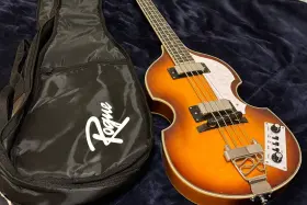 Vb100vs-rh Rogue Vb100 Violin Electric Beatles Bass Guitar With Gig Bag