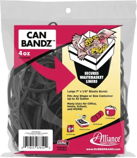 50-co Rubber Company Inc. 7810 Can Bands 7-inchx.12-inch 50 Black 07810