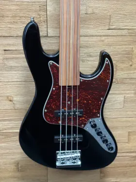 Sadowsky 033685197310 Metro Express Vintage J/j Fretless Bass- Black Gloss With Gig Bag New