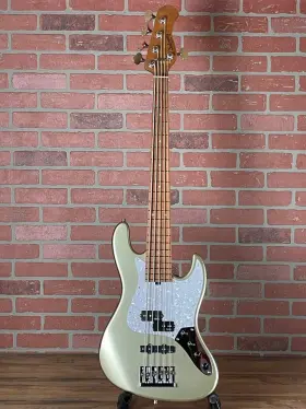 Sadowsky 033685299069 Metroexpress Hybrid P/j 5-string Bass Guitar - Solid Champagne Metallic