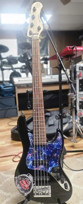 Sme21vj5 Sadowsky Metroexpress 21-fret Vintage Jj Bass 5-string - Black High Polish