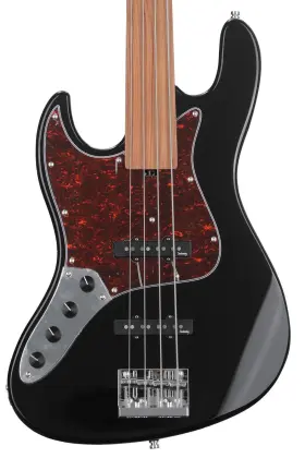 Smx21vj4 Sadowsky Metroexpress Vintage Jj Bass Fretless Left-handed 4-string - Black