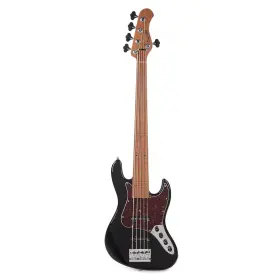 Smx21vj5-23m-oku-fr Sadowsky Metroexpress 21-fret Vintage Jj 5-string Bass Maple Black High Polish