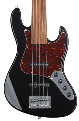 Smx21vj5 Sadowsky Metroexpress Vintage Jj Bass Fretless 5-string - Black High Polish