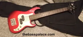 Mcr-1 Samick 2004 Mini Bass P-style 24 3/4 Inch Scale Big Tone Signed Allie Dimeco