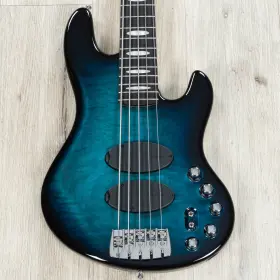 Cant3-000135 Sandberg Guitars California T Supreme 35th Anniversary 5-string Bass Quilt Blueburst