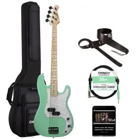 Sawtooth 811501078807 Ep Series Electric Bass Guitar Surf Green With Pearl Pickguard