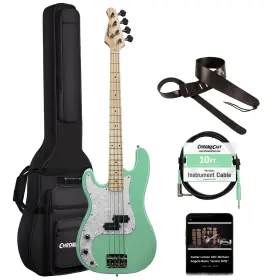 Sawtooth 811501078838 Left-handed Ep Series Electric Bass Guitar With Gig Bag And Accessories