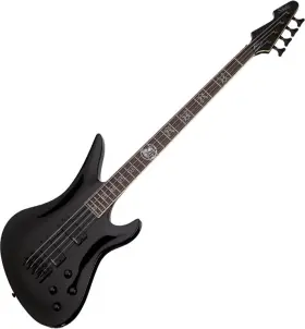 Schecter 081544702018 Signature Dale Stewart Avenger Electric Bass In Gloss Black Finish