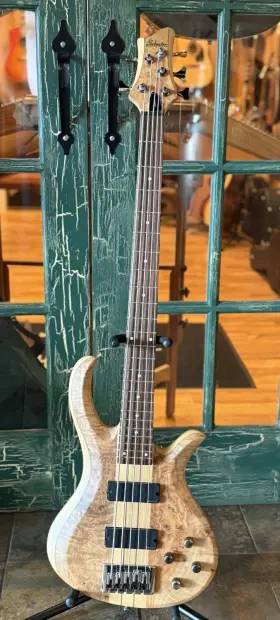 Schecter 081544708034 Riot - 5 String Electric Bass Guitar In Natural