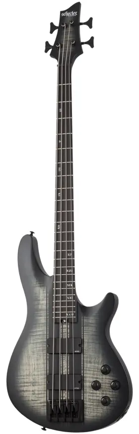 1531 Schecter C-4 Gt Bass - Satin Charcoal Burst