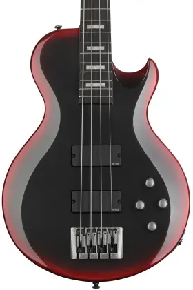 2292 Schecter Nadja Peulen Np-4 Bass Guitar - Red Syren Burst