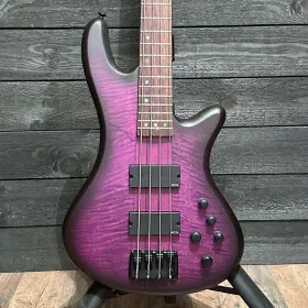 2502278013 Schecter Limited-edition Stiletto Studio 4 String Electric Bass Guitar - Transpa
