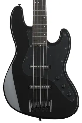 2913 Schecter J-5 Bass Guitar - Gloss Black