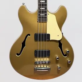 511259019 Schecter Corsair 4-string Semi Hollow Body Electric Bass Guitar - Gold