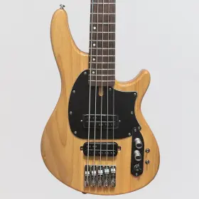 511259021 Schecter Cv-5 5-string Electric Bass Guitar - Gloss Natural