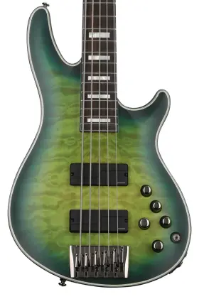 Extreme-5 Schecter 810051471373 Daniel Firth Hellraiser Bass Guitar - Cthulhu Burst