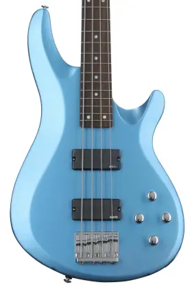 Schecter 810051474053 C-4 Deluxe Bass Guitar - Satin Metallic Blue