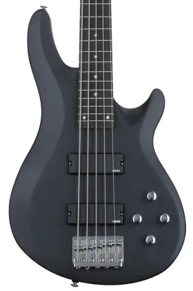 Schecter 810051474060 C-5 Deluxe Bass Guitar - Satin Black