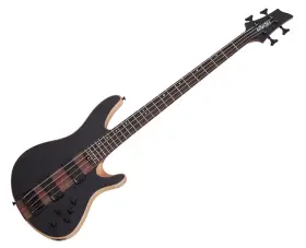 Schecter 810051474794 Charles Berthoud Cb-4 Signature Bass - See Thru Black Satin B-stock