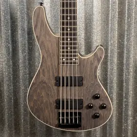 1308 Schecter 810051476255 C-5 Standard Charcoal Satin 5 String Bass #1308