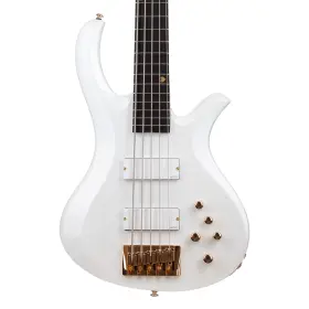 Riot-5 Schecter 810051477207 Freezesicle 5-string Bass - Metallic White