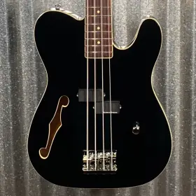 1292 Schecter 815447021491 Dug Pinnick Baron-h 4 String Semi Hollow Bass Gloss Black #1292
