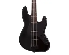 Schecter 815447026267 J-4 Rosewood 4-string Bass Guitar - Gloss Black B-stock