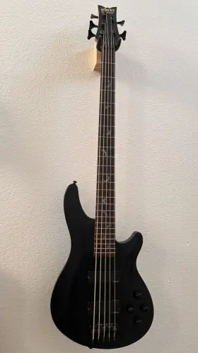 Damien-5 Schecter Damien 5 Diamond Series 5-string Bass Guitar - Matte Black