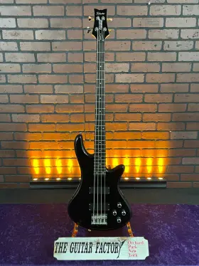Dlx4-0701-u Schecter Diamond Series Deluxe-4 Electric Bass - Black With Hard Case