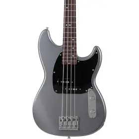 1440 Schecter Guitar Research Banshee 4-string Short Scale Bass Carbon Gray Black Pickguard
