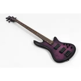 Studio-4 Schecter Guitar Research 197881253394 Le Stiletto Bass Transparent Purple Burst Ob