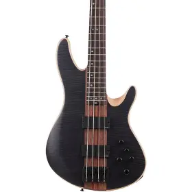 19788126057 Schecter Guitar Research 197881260057 Charles Berthoud Cb-4 Electric Bass See Thru Black Satin Rf