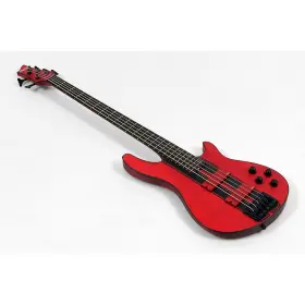 Schecter Guitar Research 197881276843 C-5 Gt 5-string Electric Bass Satin Trans Red Ob