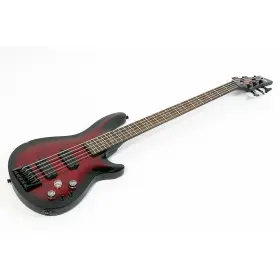 Schecter Guitar Research 197881313395 Omen Elite-5 5-string Electric Bass Black Cherry Burst Ob