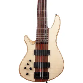 2876 Schecter Guitar Research Charles Berthoud Cb-6 Left-handed 6-string Electric Bass Natural Satin