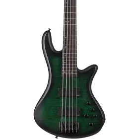 Studio-5 Schecter Guitar Research 815447024430 Stiletto 5-string Electric Bass Emerald Green Burst