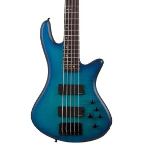 Studio-5 Schecter Guitar Research 815447025918 Stiletto 5-string Electric Bass Ocean Blue Burst